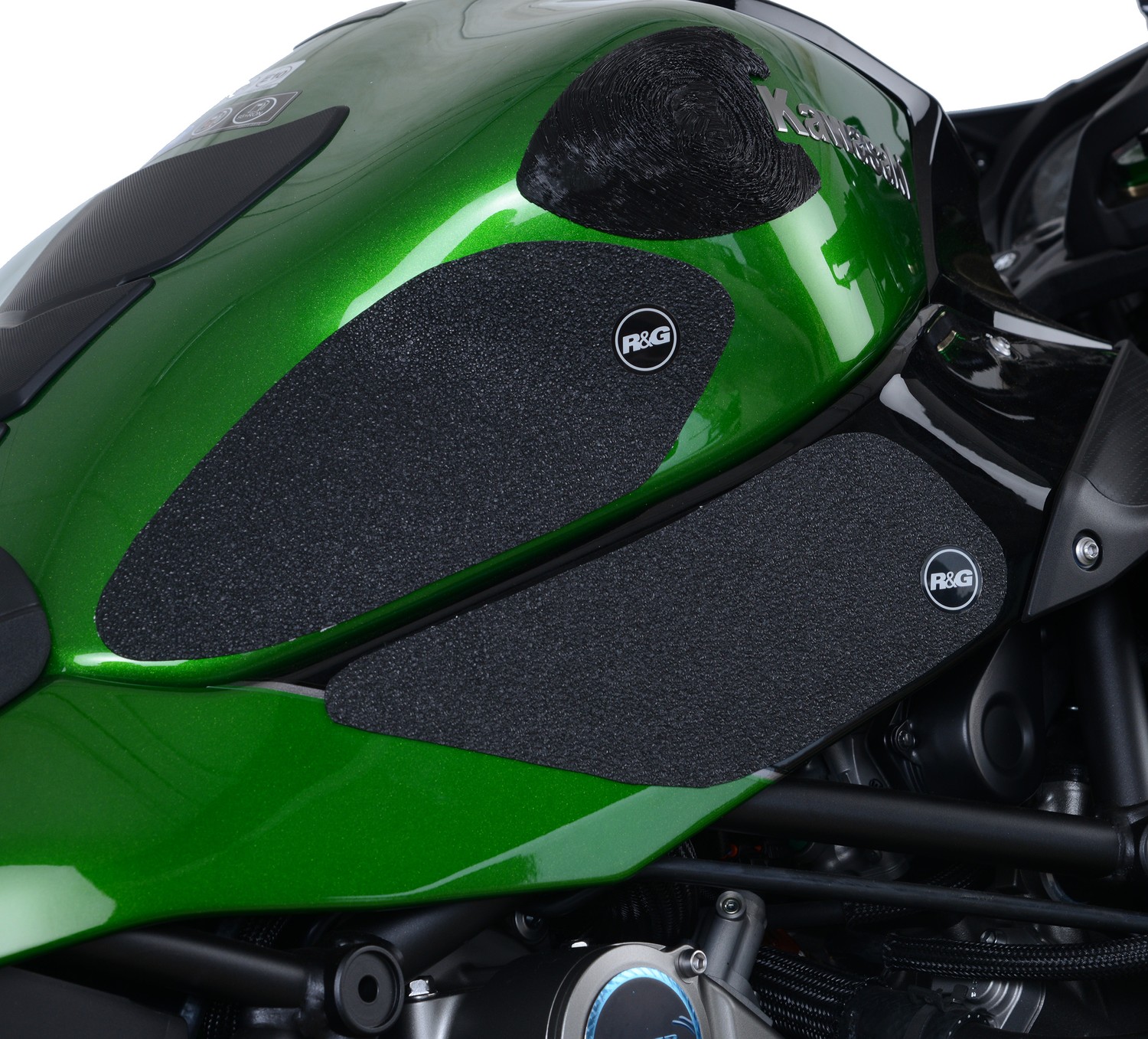 R&G Racing Tank Traction 4-Grip Kit for the Kawasaki H2 '15-'22 / H2 SX '16-'22 R&G Racing Tank Traction 4-Grip Kit for the Kawasaki H2 '15-'22 / H2 SX '16-'22
